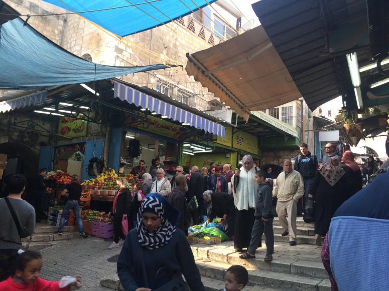Rebekah Stevens in Israel: Visiting the Muslim quarter