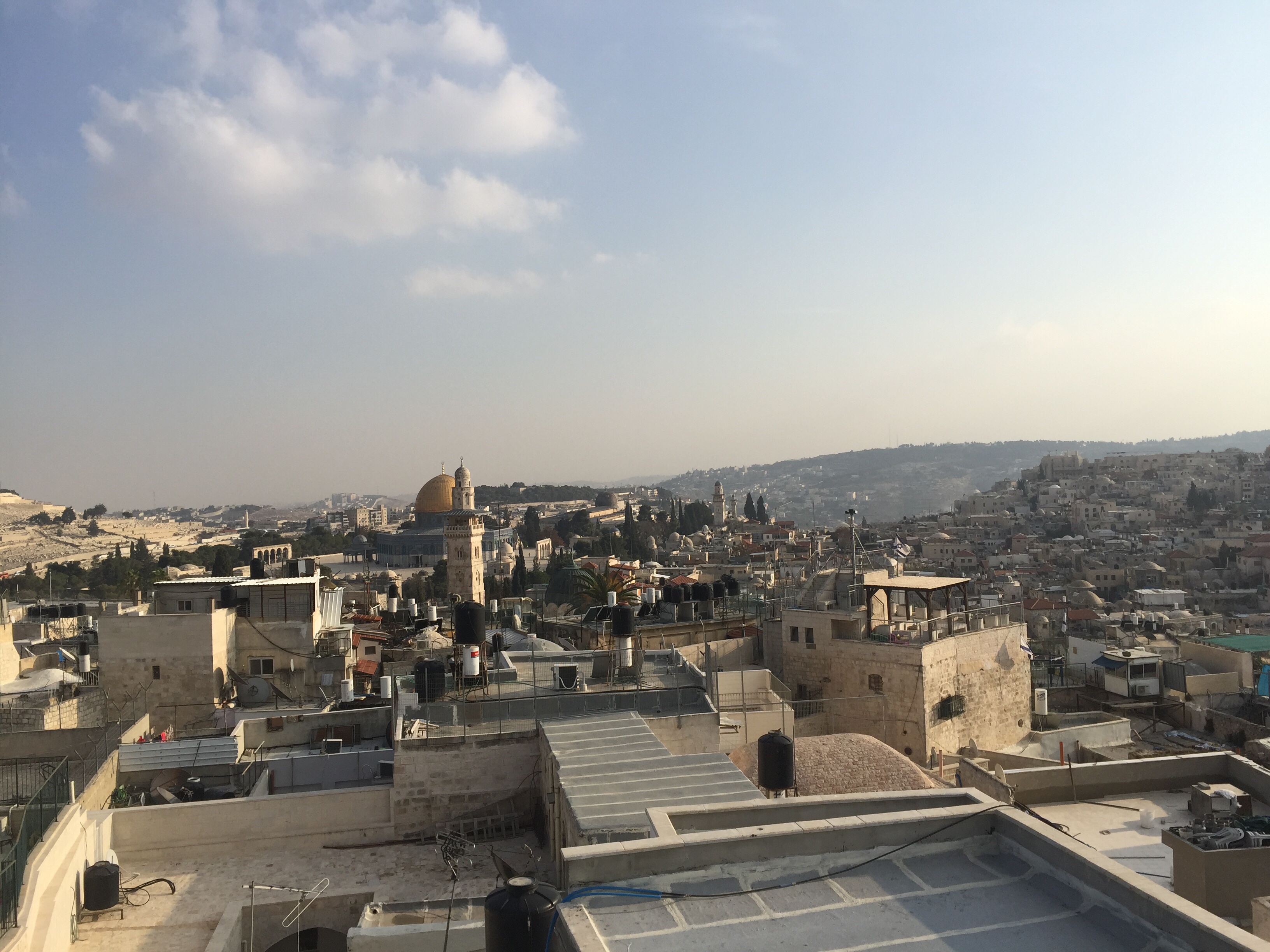Rebekah Stevens in Israel: More great views from Jewish complex in the Muslim quarter